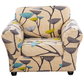 ARNTY Stretch Sofa Covers for 1/2/3 Cushion Sofa Furniture Slipcovers with Upgraded Thicker Jacquard Fabric (Dandelion, 1 Cushion Chair Sofa Covers)