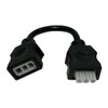 American lighting 043A-12-EX-WH Cable de enlace para accesorios PRIORI, blanco,