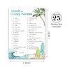 Beach Surf Theme Match Cartoon Parents Baby Shower Games —