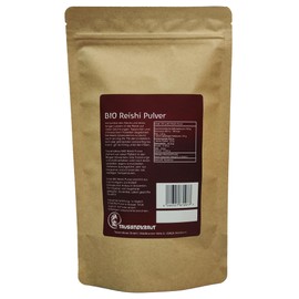Reishi Organic Powder - 200 g - From the Mountains of Slovenia - High Product Safety - EU Production - Sustainable and Natural - German Brand