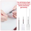oruola Nail Drill Bits,3pcs 5 in 1 Carbide Nail Drill