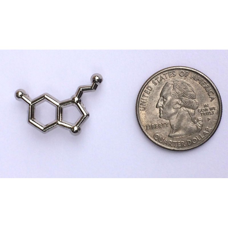 Serotonin pin serotonin lapel pin