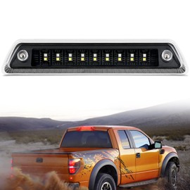 Nilight Third Brake Light Tail High Mount 3rd Stop Cargo Reverse LED Lights Clear Lens Compatible with Ford F150 2009 2010 2011 2012 2013 2014 Pickup Truck Rear Cab Lamp
