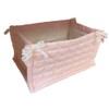 Snblzhef 1PC Square Fabric Storage Basket Cute Fabric Storage BOX