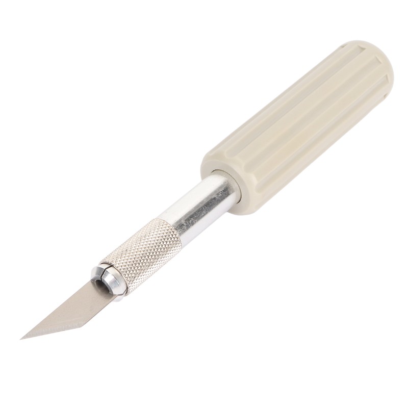 Craft Knife Set 6 Steel Blades Ergonomic Handle Hobby Knife