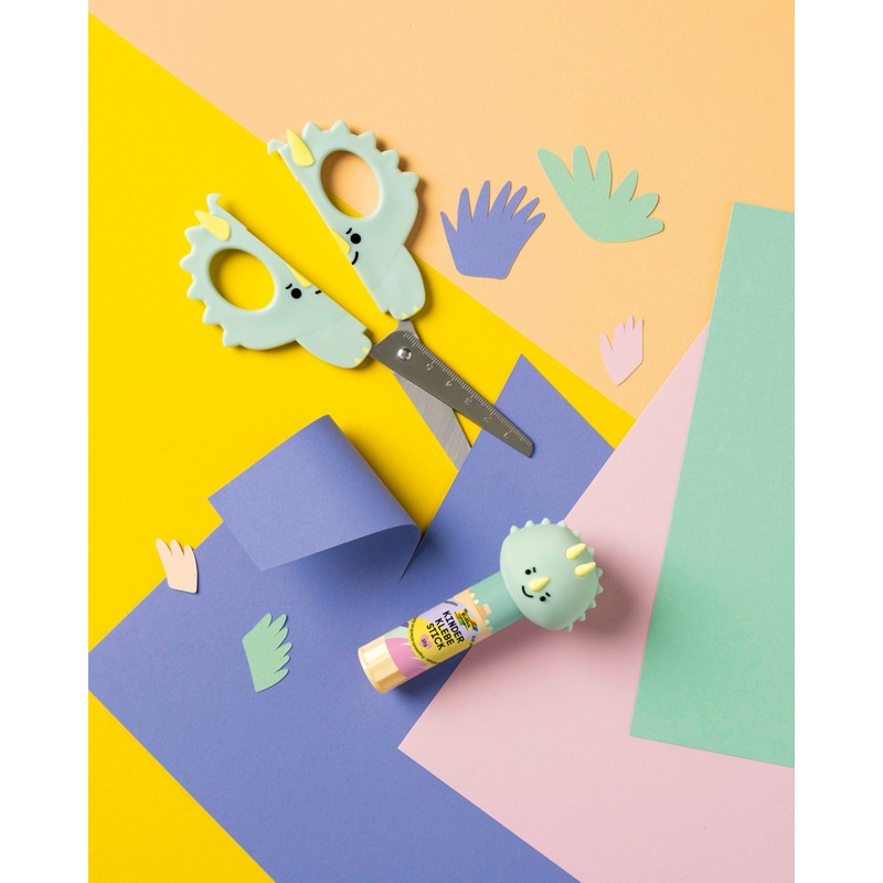 folia 774 Children's Craft Scissors Dino, Approx. 16 cm, Children's