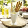 KIRALOVE French fries holder with sauces - restaurant - plastic