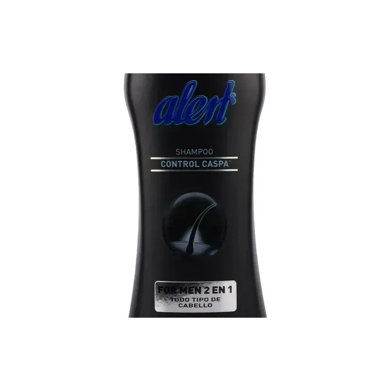 Shampoo Alert Control Caspa Para Hombre 2 En 1 700ml