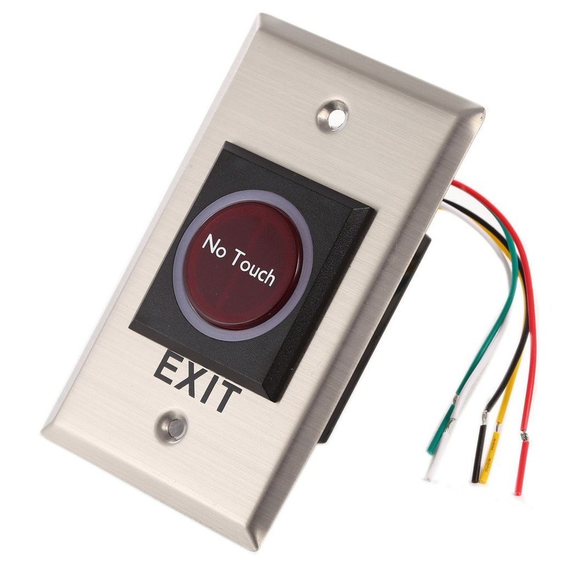 MENGQI-CONTROL Contactless Non-Touch Exit Switch with Infrared Sensor, LED Indication