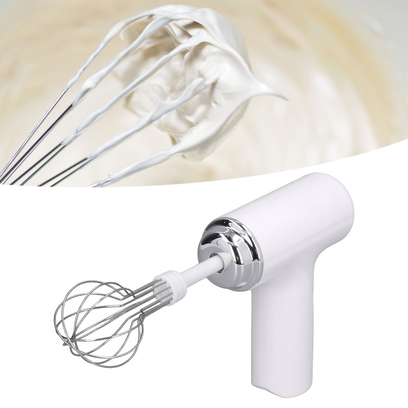 Electric Egg Beater Cordless Hand Mixer Handheld Egg Whisk for
