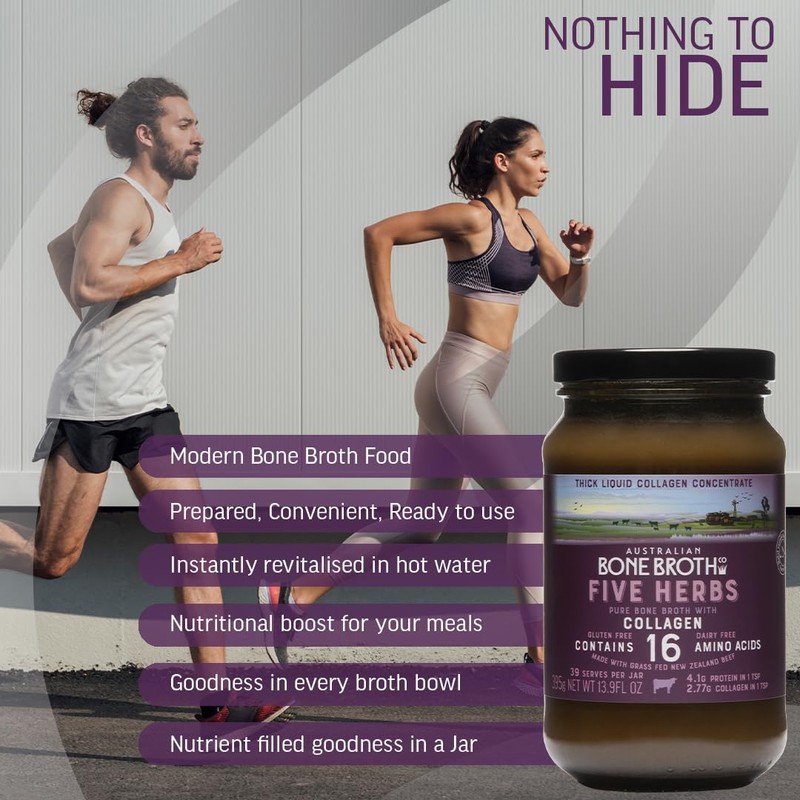 ABBCo Five Herb Beef Bone Broth Concentrate with Italian Herbs