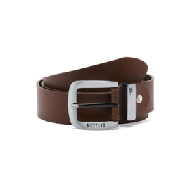 MUSTANG MG2103L15 Men's Leather Belt 35 mm Belt Width Brown Black 80-115 cm, Baileys 0660