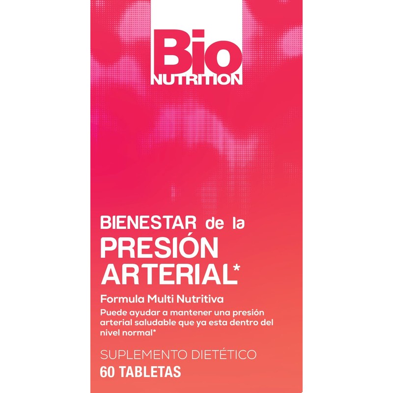 Bio Nutrition Blood Pressure Wellness Tabs, 60 Count