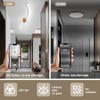 HLILCEH 28W Gold Linear Ceiling Light Gold Modern LED Ceiling