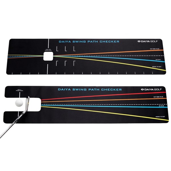 DAIYA GOLF TR-5015 Diamond Swing Pass Checker, Correcting Swing Trajectory,