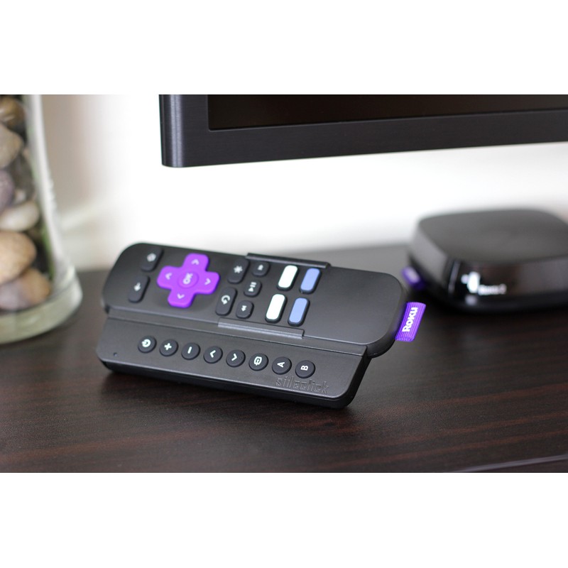 Sideclick Universal Remote Attachment for Roku Streaming Player