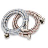 Watflow Stainless Steel Washing Machine Hoses with 90 Degree Elbow,