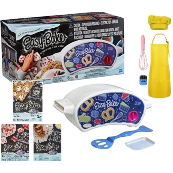 Easy Bake Oven Bundle for Kids 8+Years - Oven,(Cheese Pizza,Red