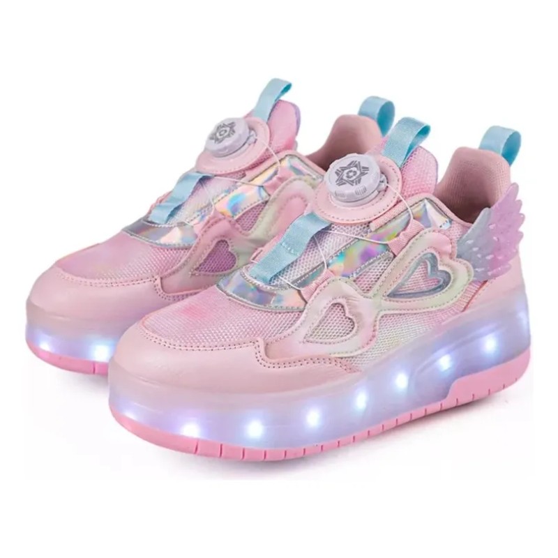 Zapatillas De Patinaje Transpirables Sobre Ruedas Led