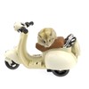 Nuatpetin Hamster Motorcycle Toy with Light and Music, Electric Guinea