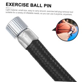 VANZACK 5 Sets Inflator Accessories for Sports Balls Air Stopper Remover and Puller Replacement Kit for Tire Inflator and Portable Air Compressor Use