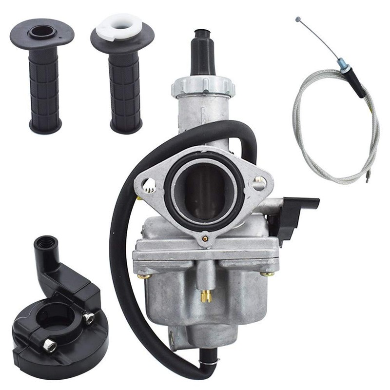 ALL-CARB Carburetor Carb with Handlebar Grips and Throttle Cable Replacement