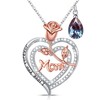 IEFUP Birthday Christmas Gifts for Mom Necklace - 925 Sterling