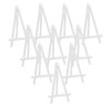 CRAFFANCY Mini Plastic Display Easel, 20 Pcs White Tabletop Art
