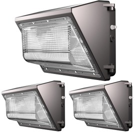 ACOHOOK 200W LED Wall Pack Lights, 100-277v Dusk to Dawn with Photocell, 30000Lm 5000K Daylight IP65 Waterproof Outdoor Exterior Lighting, Energy Saving, ETL | 5-Year Warranty(Height:20~30ft)-2Pack