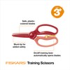 Fiskars Training Scissors for Preschoolers Ages 3+, Small Kids Safety