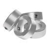 AZSSMUK 7/8" Bore Zinc Plated Shaft Collars Solid Steel Set
