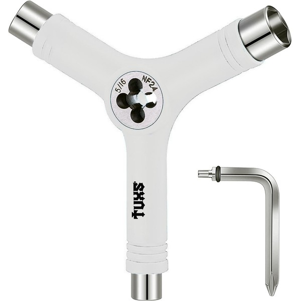Tuxs Multifunctional Skateboard Tool Lightweight Portable with Allen Key and