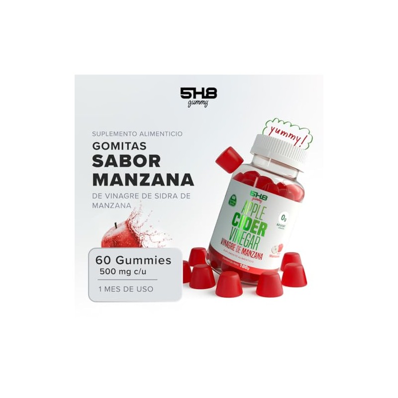 Gomitas de Vinagre de Manzana con Inulina de Agave -