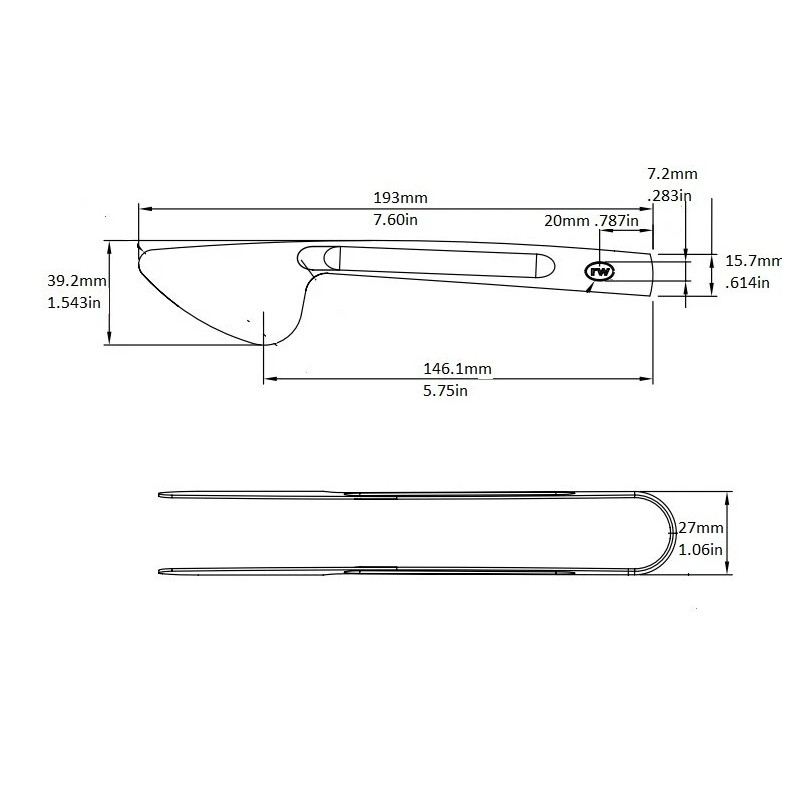 rattleware Triangle Tongs, Stainless Steel, 22405