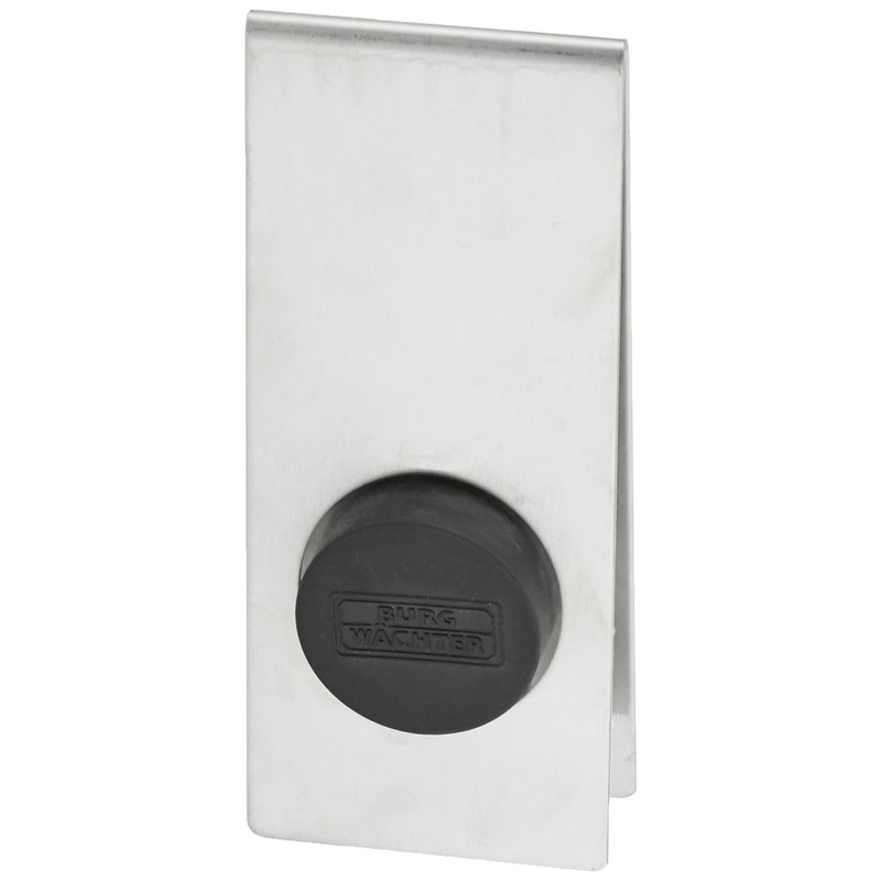 Burg-Wächter TKL 2155 Ni Stainless Steel Door Wedge, Grey