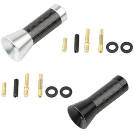 14 Pieces/Set Car Short Antenna Aluminum Alloy Short Car Antenna Universal Replacement Aerial for Vehicle with External Antenna