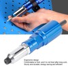 Zerodis Electric Rivet Gun Adapter, 17.3oz Aluminium Alloy Rivet Drill