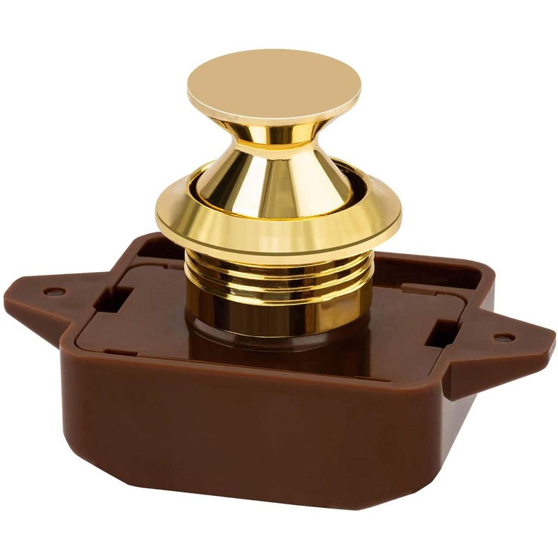 POFET Push Button Cabinet Door Catch Lock Caravan Motorhome Camper