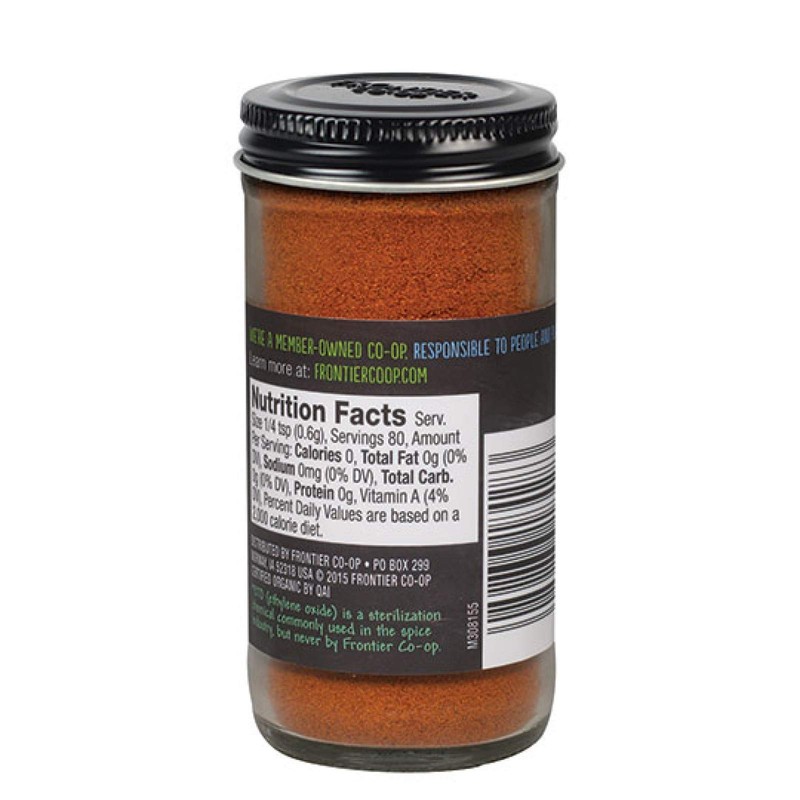 Frontier Herb Organic Ground Cayenne Pepper, 1.7 oz