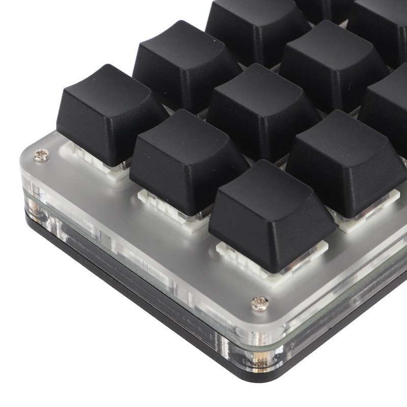 Programmable Keyboard with RGB 3 Knob 12 Keys 2.4G USB