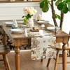 Egg Rabbit Bunny Happy Easter Table Runner, 13 x 72