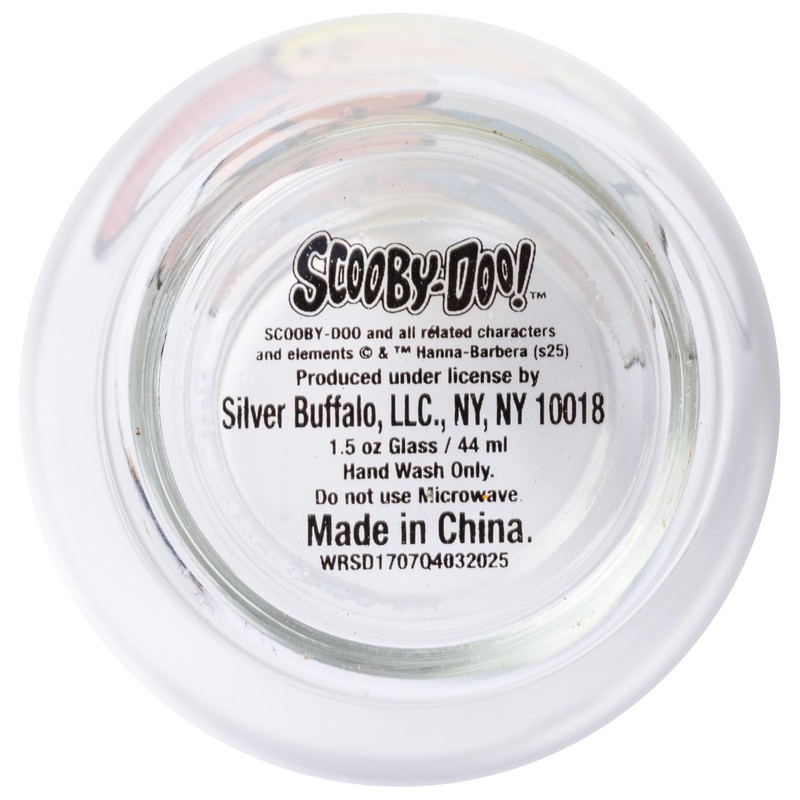 Silver Buffalo Scooby Doo 6pc 1.5oz Mini Glass Set 6x1