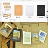 20 Pcs Paper Photo Frames, 4"x6" Kraft Paper Picture Frames