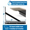 12-Pack 11 Inch Heavy Duty Shelf Brackets, Large Floating Wall