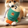 Squeaky Pet Toys | Squeaky Toys Soft Puffhead Fish Chew