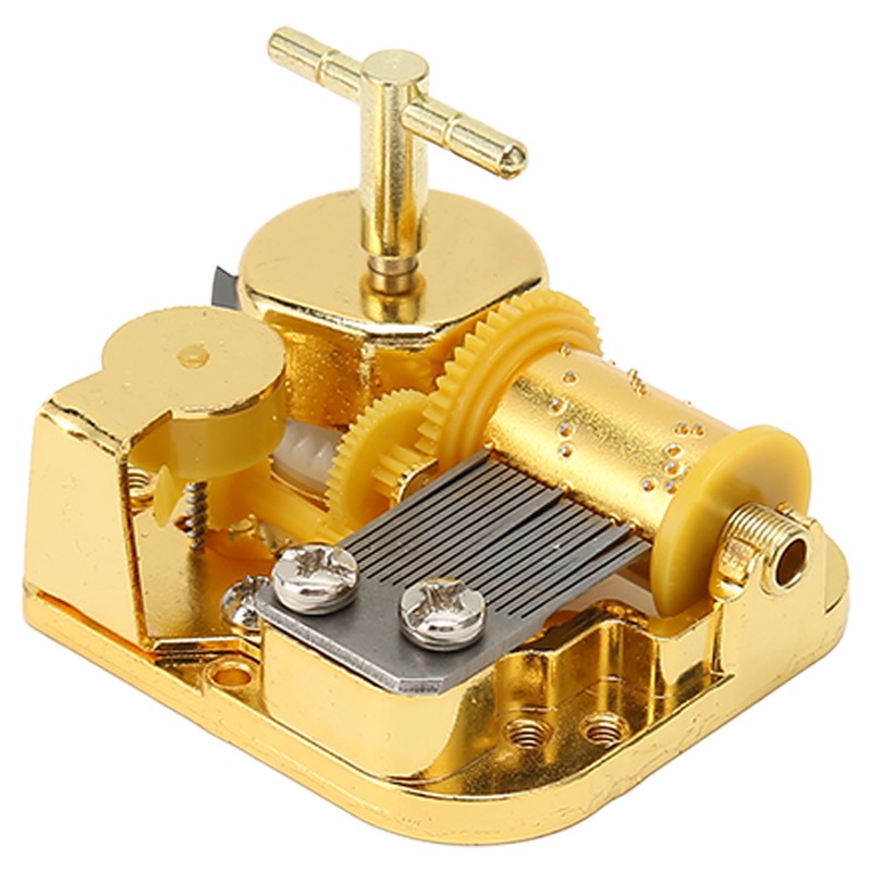 Music Box Movement Golden Clockwork Music Box Windup Musical Mechanism