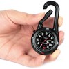 WONOLO Clip on Carabiner Luminous Face FOB Digital Watch for