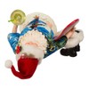 Kurt S. Adler 11-Inch Fabriché Santa with Surfboard and Drink