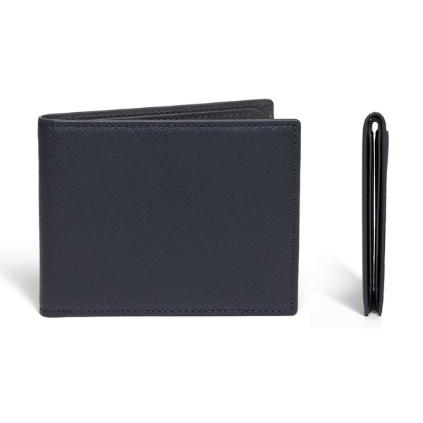 maskfactory stwees bifold leather wallets - Ultra slim, RFID, Front