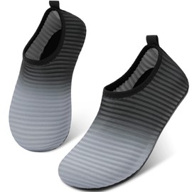 Grad Toddler Quick Dry Aqua Socks for Baby Swim Shoes - Black, Size 8-8.5 Toddler